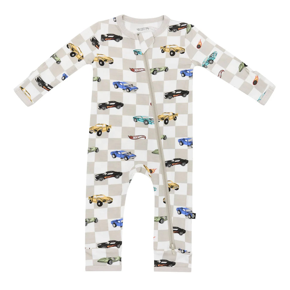 Kyte Baby x Hot Wheels Fast and fierce Zippered Romper