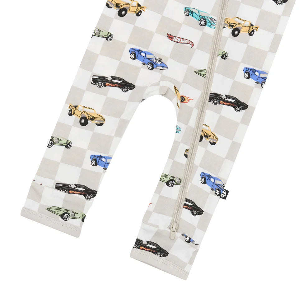 Kyte Baby x Hot Wheels Fast and fierce Zippered Romper