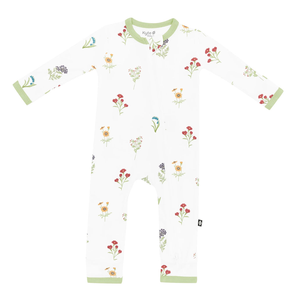 Kyte Baby Wildflower Zippered Romper