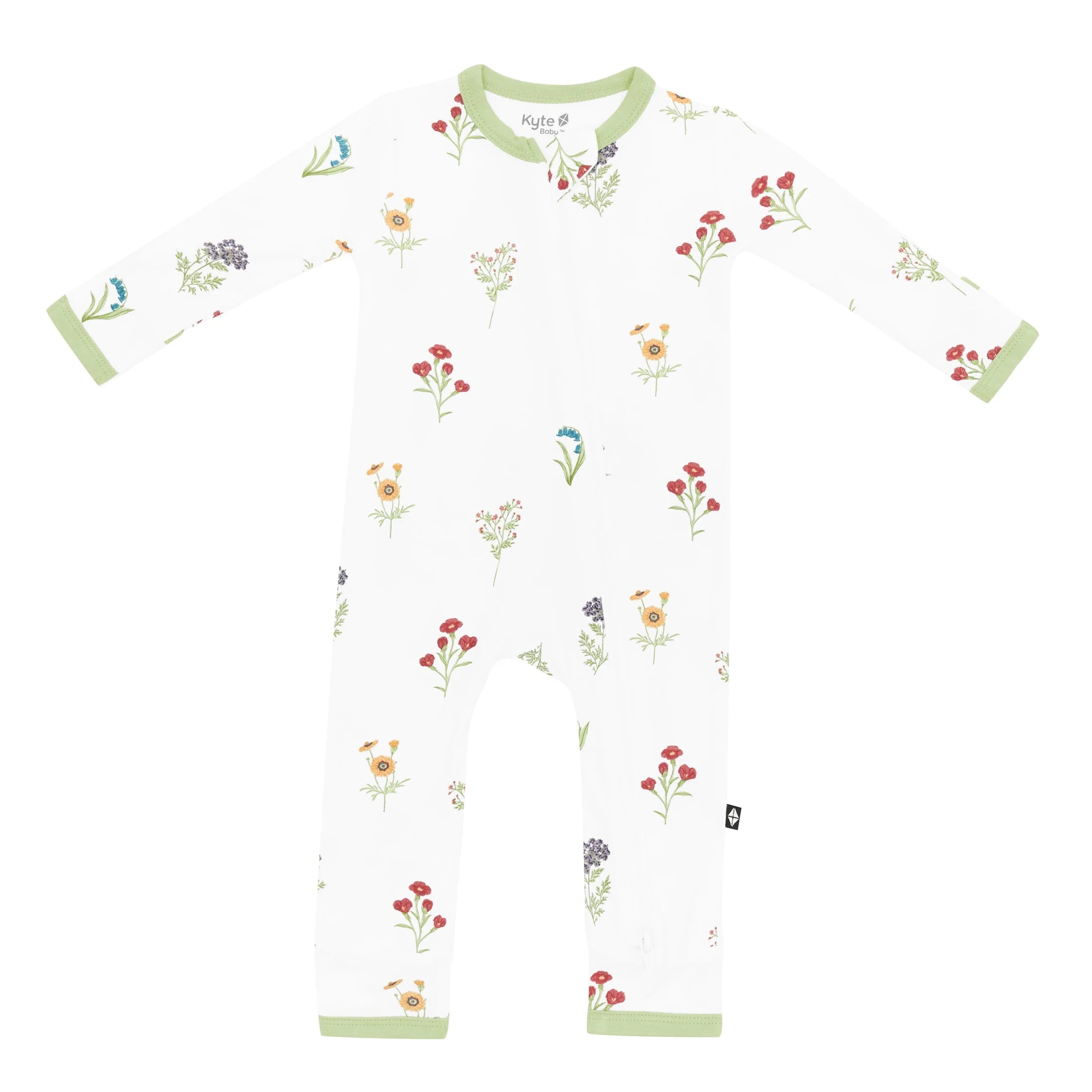 Kyte Baby Wildflower Zippered Romper