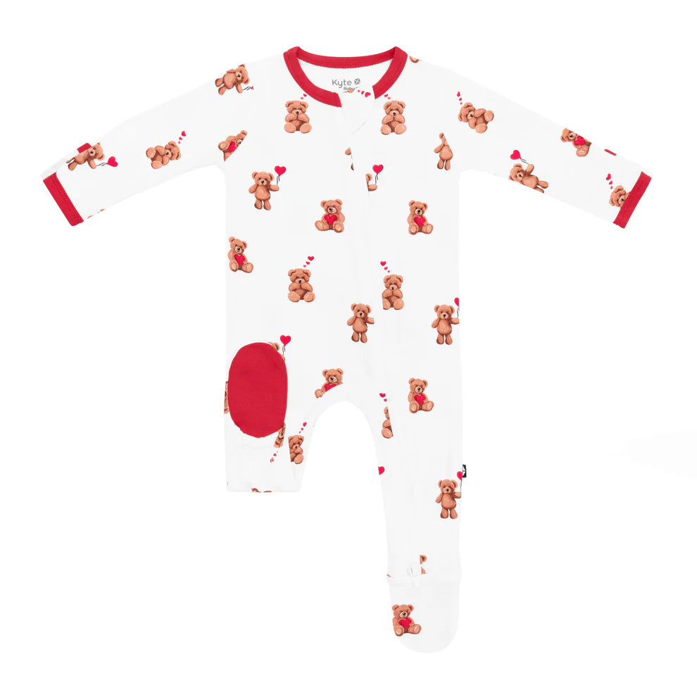 Pyjama Footie Zippé Ardoise 