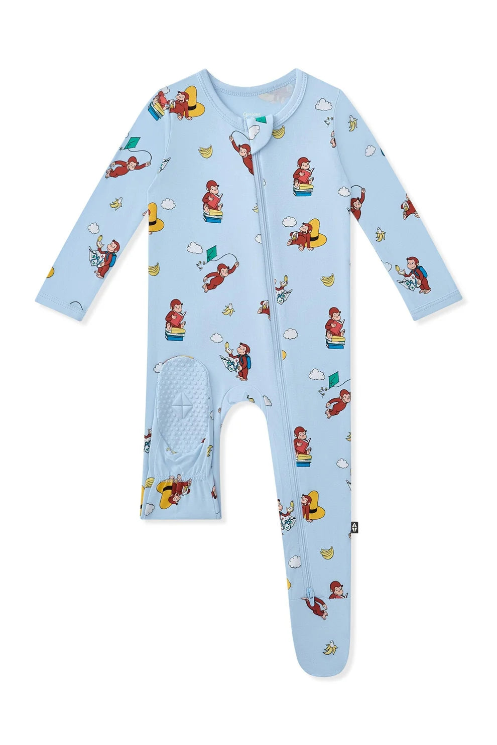 Kyte Baby x Curious George Zippered Footie