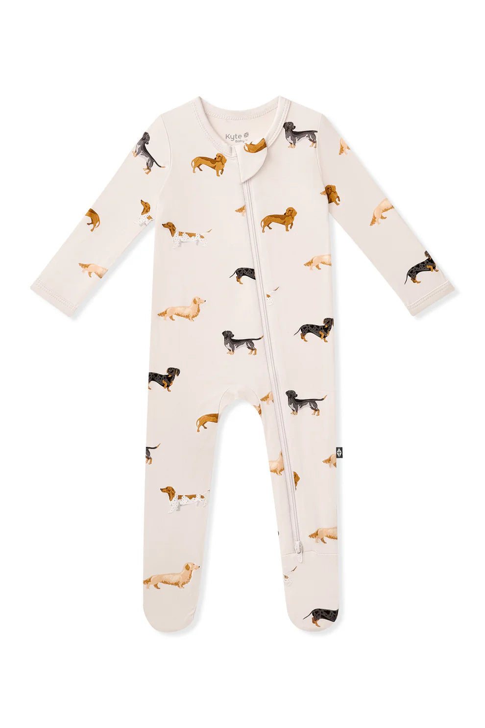 Kyte Baby Dachshund Zippered Footie Pajama