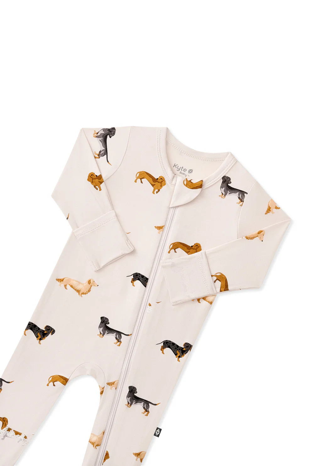 Kyte Baby Dachshund Zippered Footie Pajama