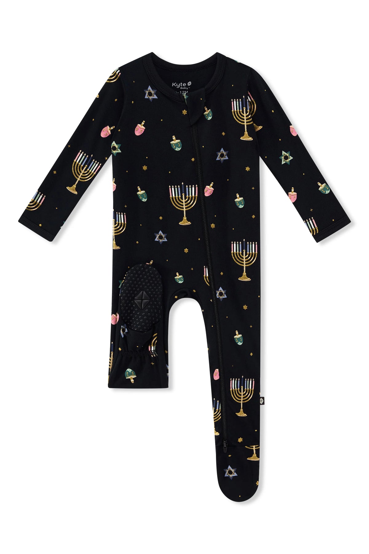 Kyte Baby Hanukkah Nights Zippered Footie