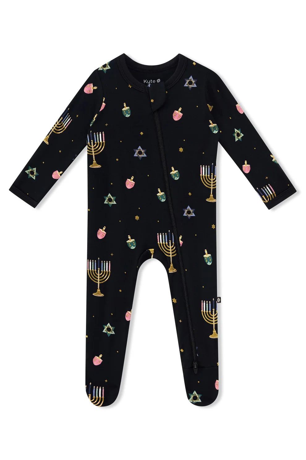 Kyte Baby Hanukkah Nights Zippered Footie
