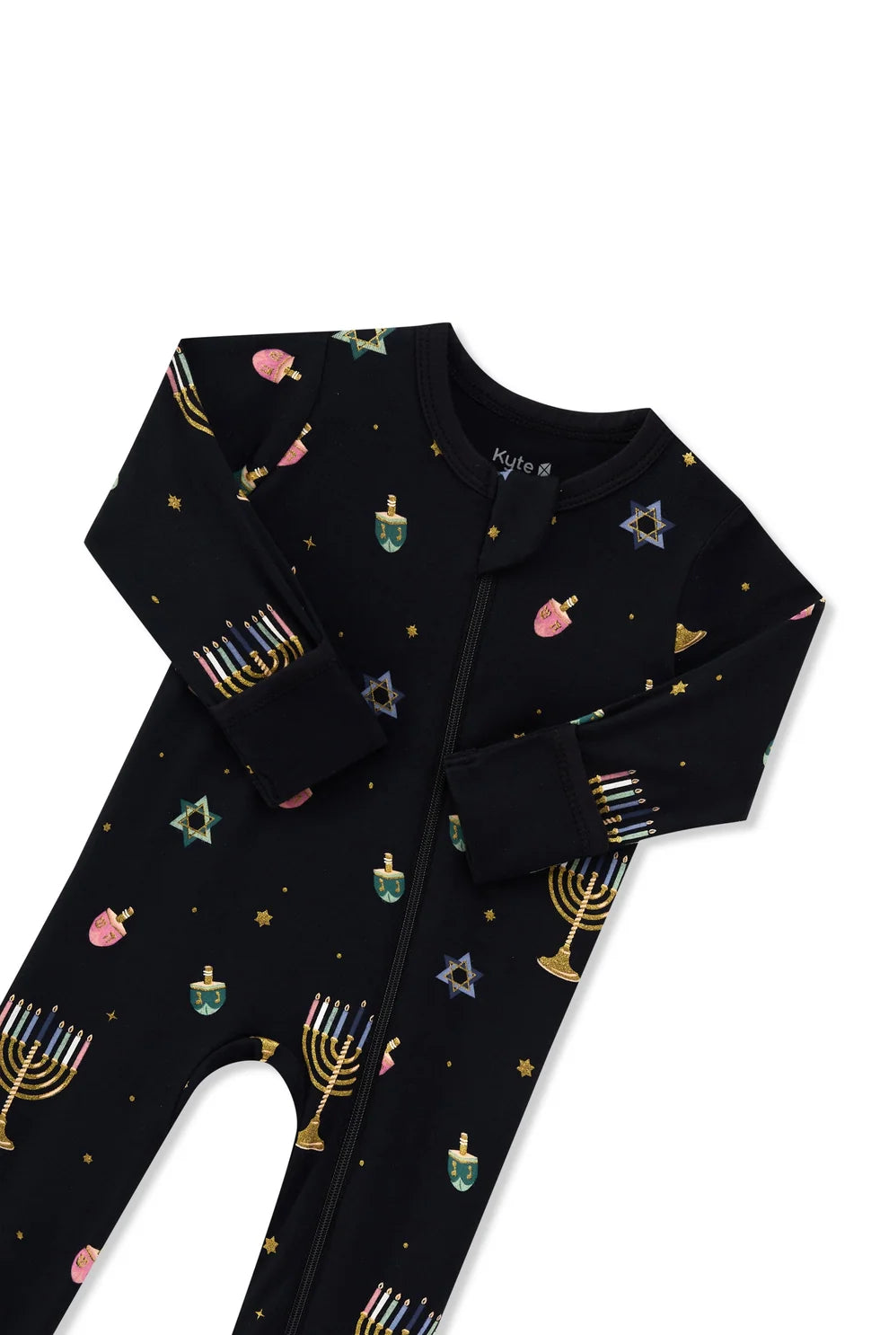 Kyte Baby Hanukkah Nights Zippered Footie