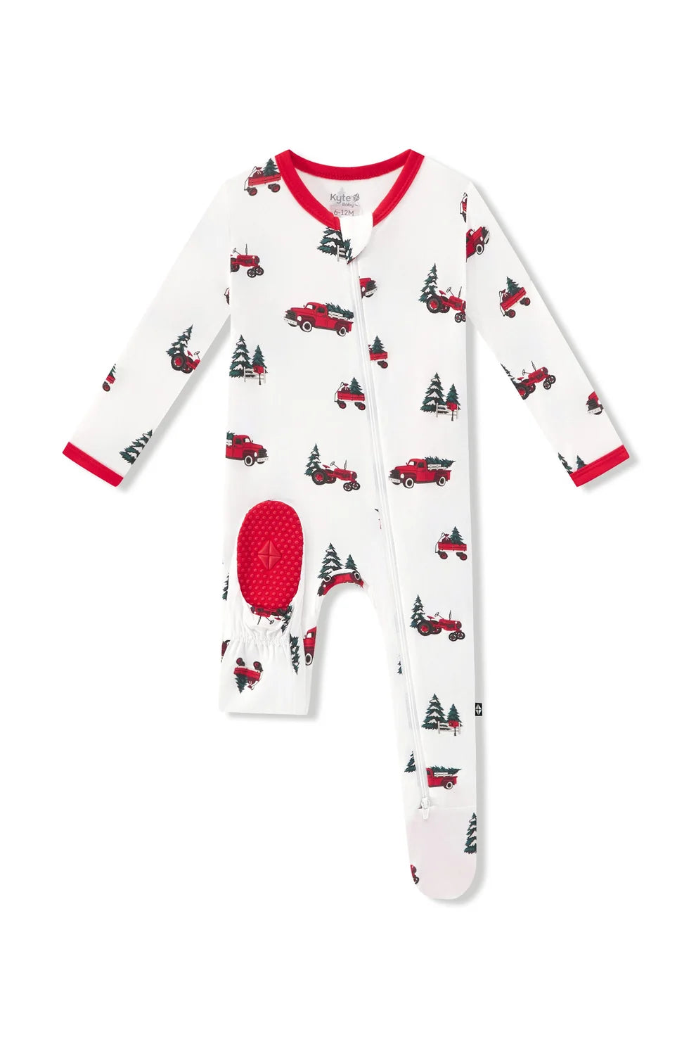 Kyte Baby Holiday Tree Farm Zippered Footie