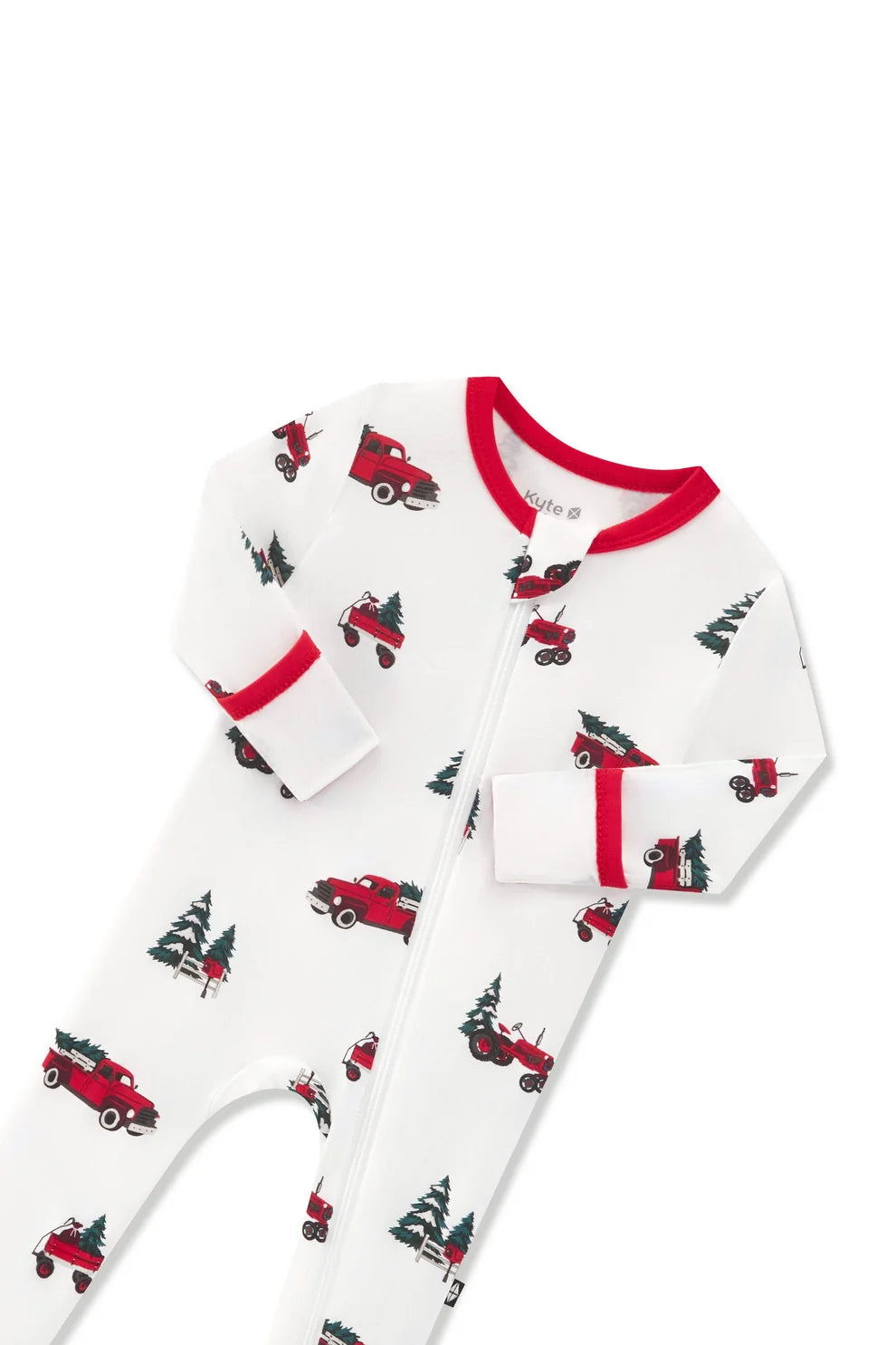 Kyte Baby Holiday Tree Farm Zippered Footie