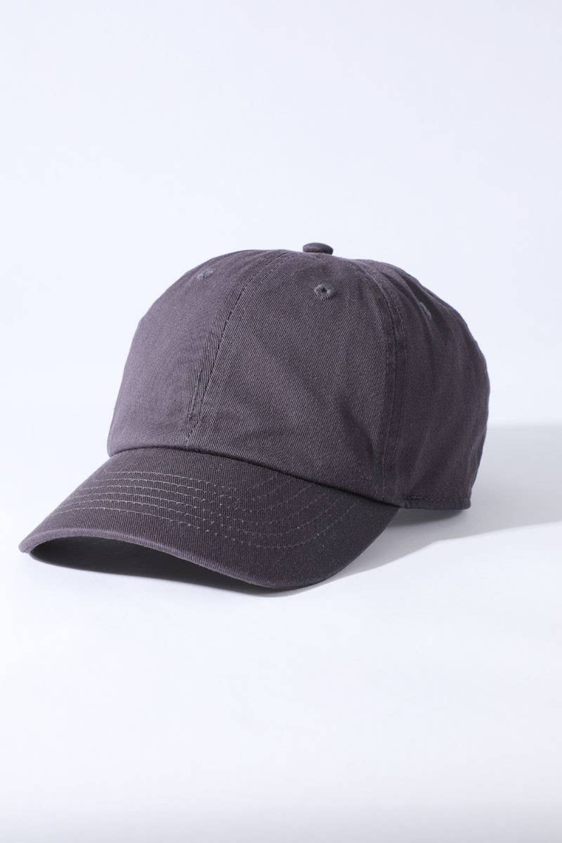 Kids Washed Low Profile Cotton Baseball Cap: ROYAL BLUE / Kids 2-4 years