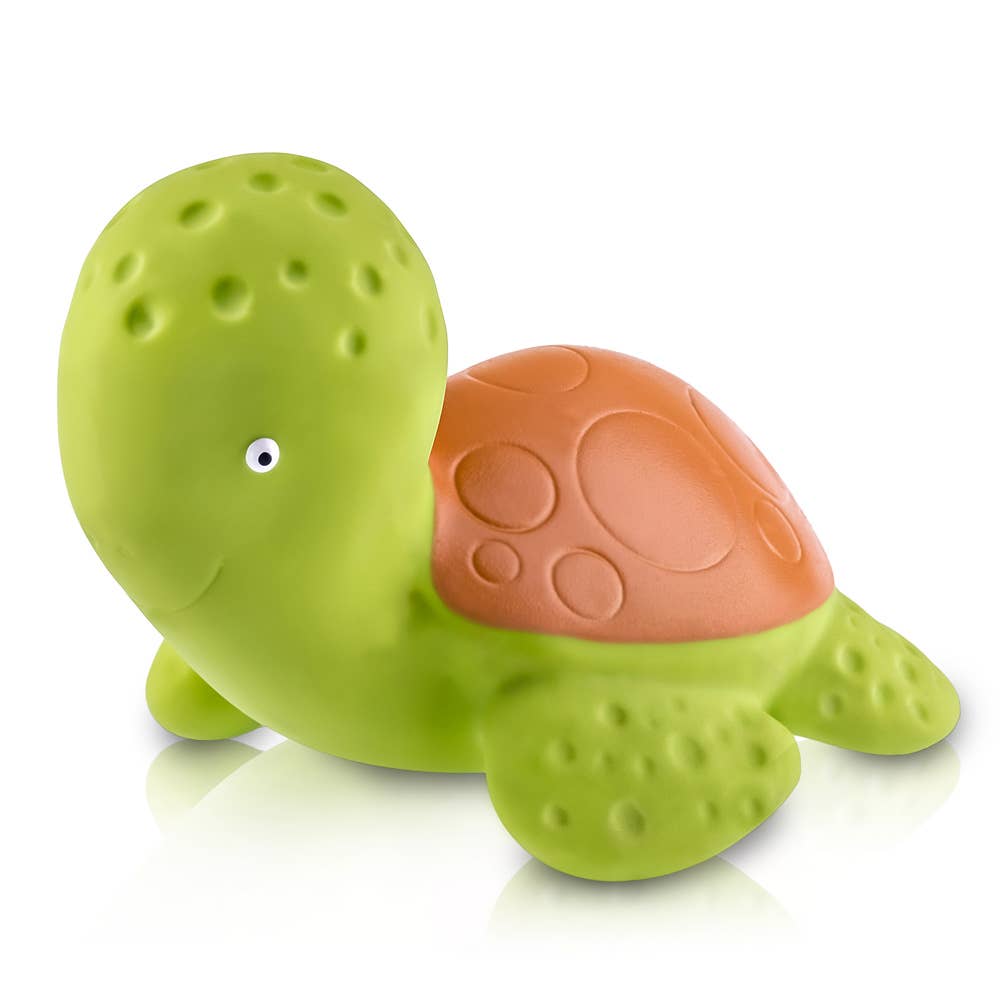 Natural Rubber Turtle Non-Toxic Bath Toy, Mold-free design