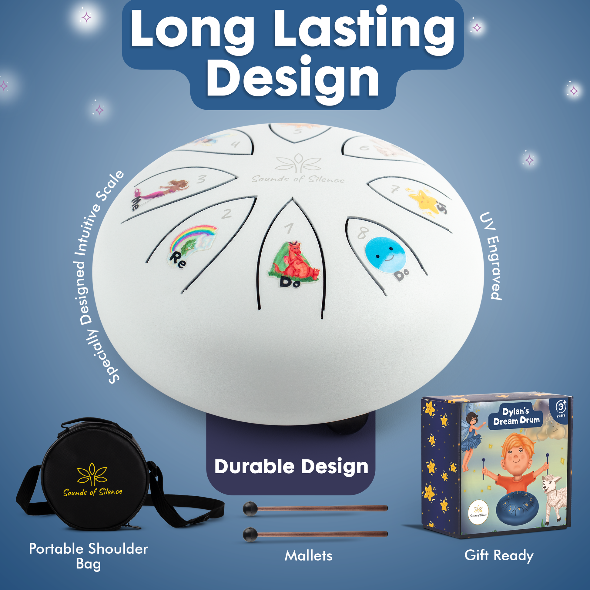 Dylan's Dream Drum Steel Tongue Drum Songbook, Bedtime Story