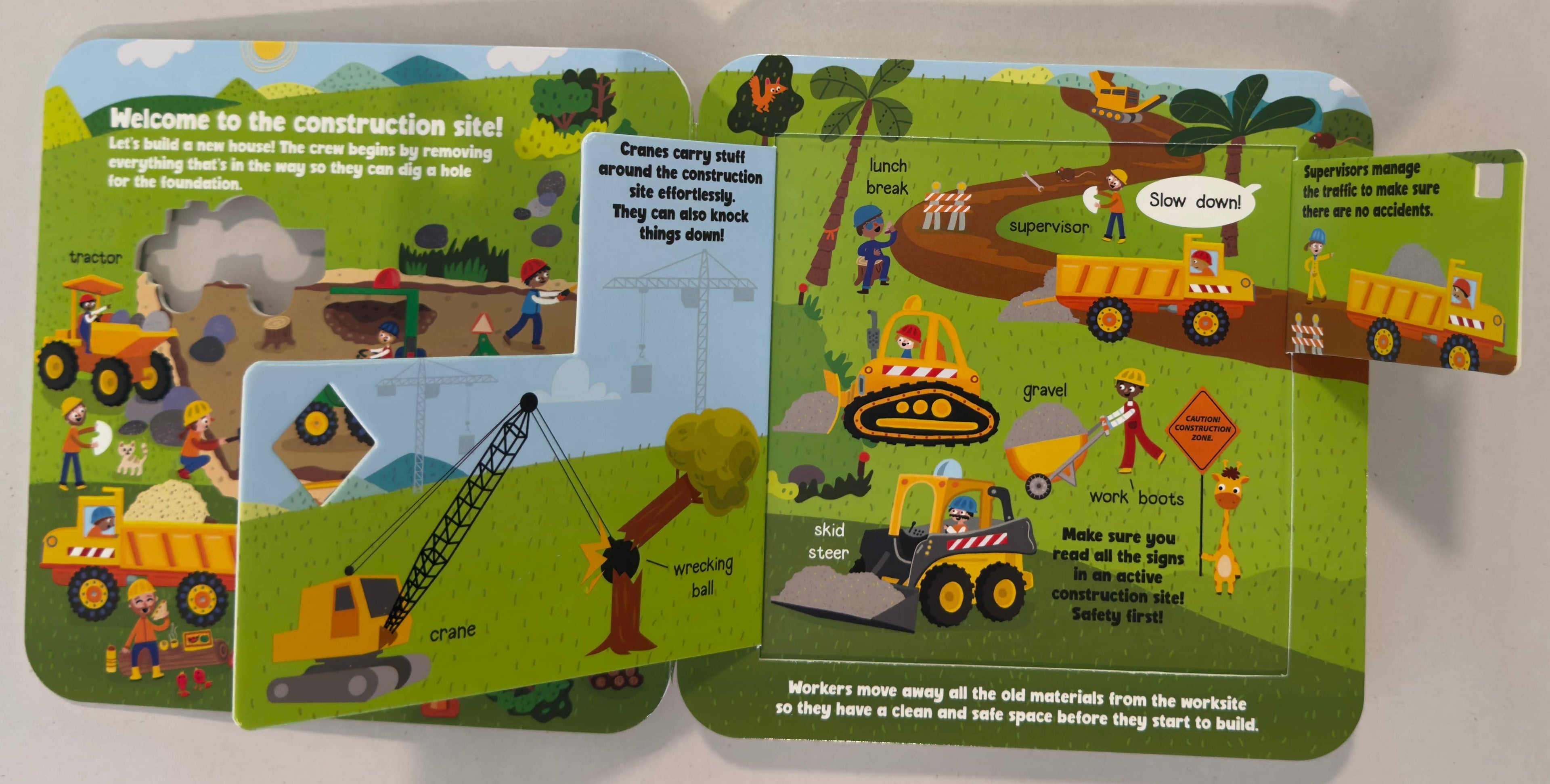 Construction Fun Flaps (a chunky lift-the-flaps board book)