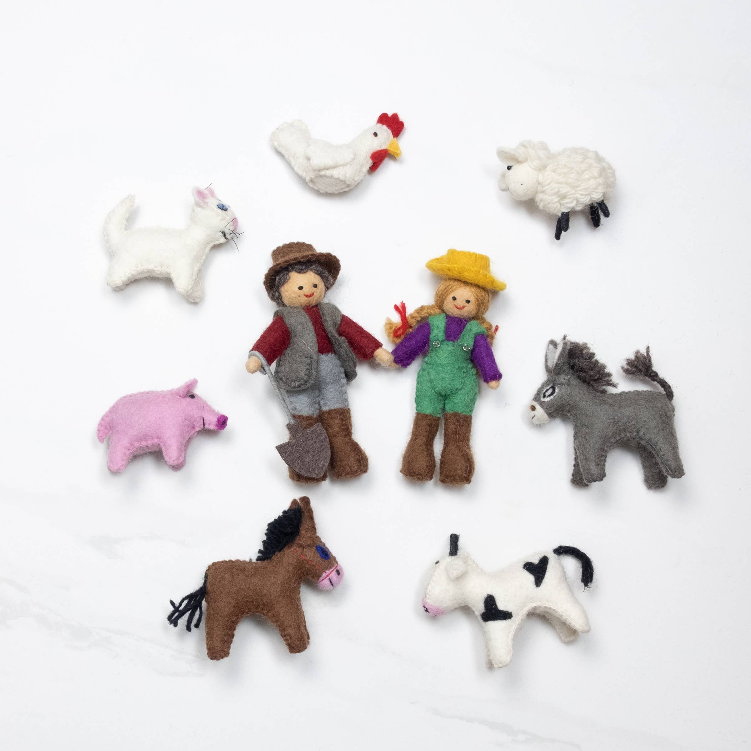 Finger Puppets - Activity Kit - Red Barn Farmhouse Set