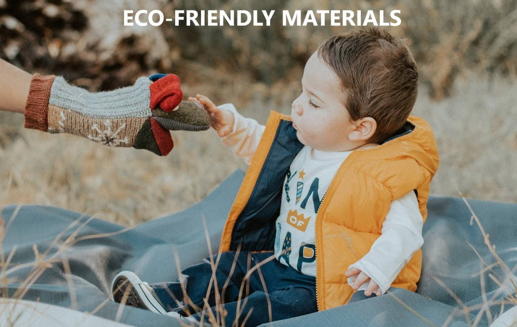 Moose Puppet | Reclaimed Wool: 12 inch height (30.5 cm).