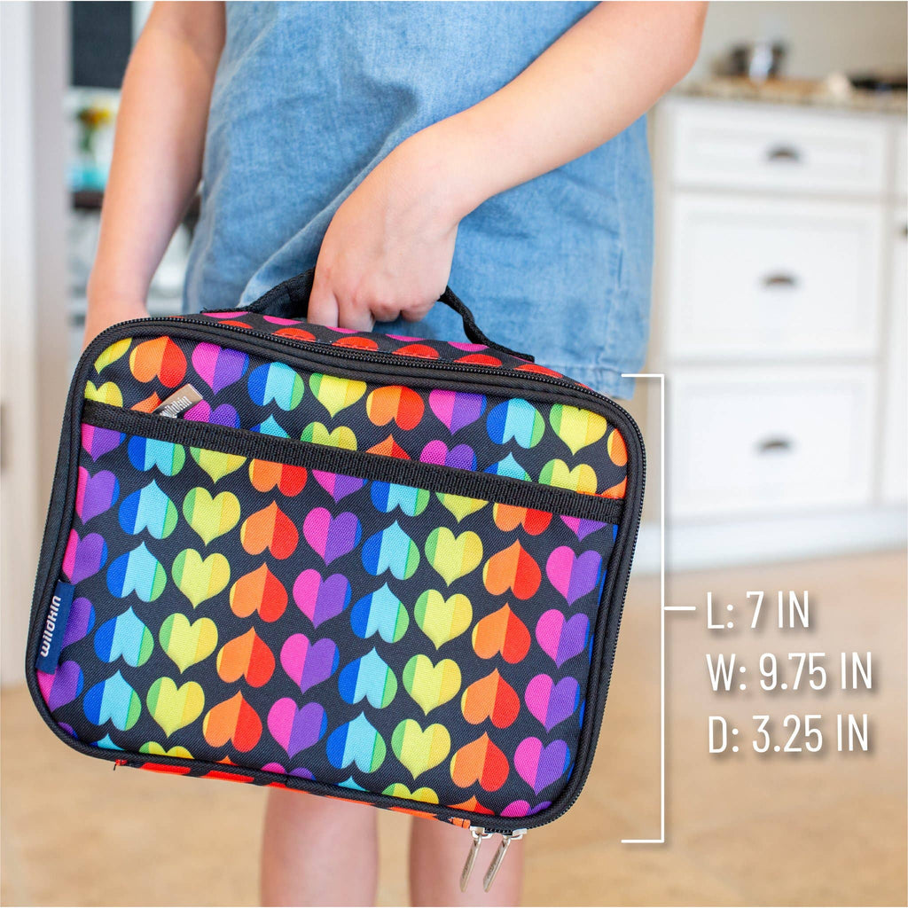 Rainbow Hearts Lunch Box