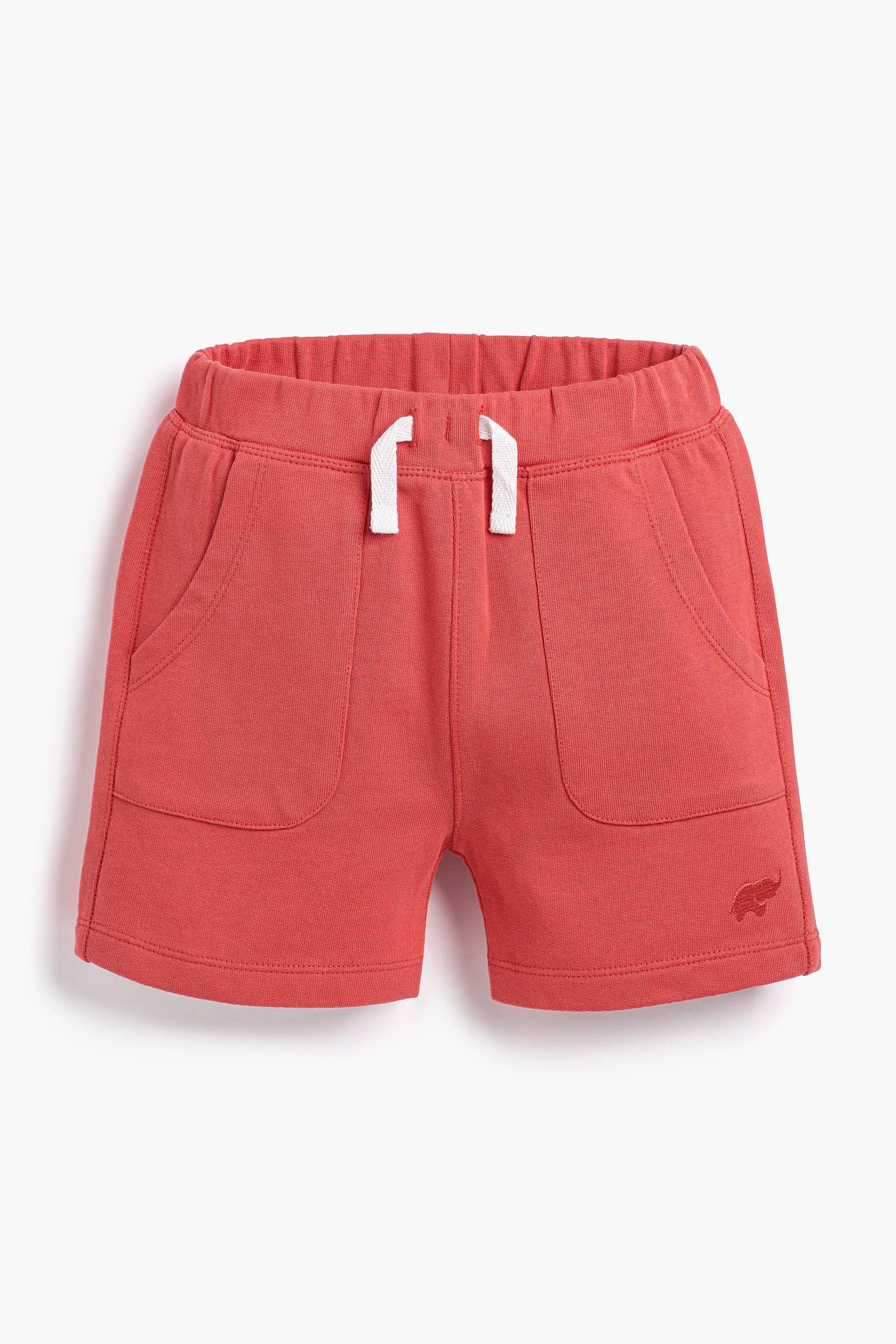 Kids Sporty Organic Shorts Vintage Red