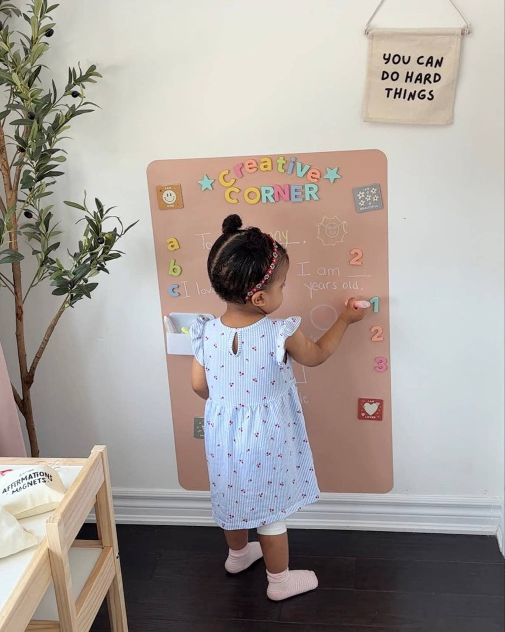 Magic Playwall - Rectangle Magnetic Wall Decal for Kids: Midnight