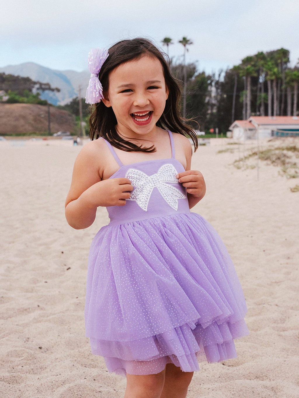 Lucy Tutu Dress: Purple