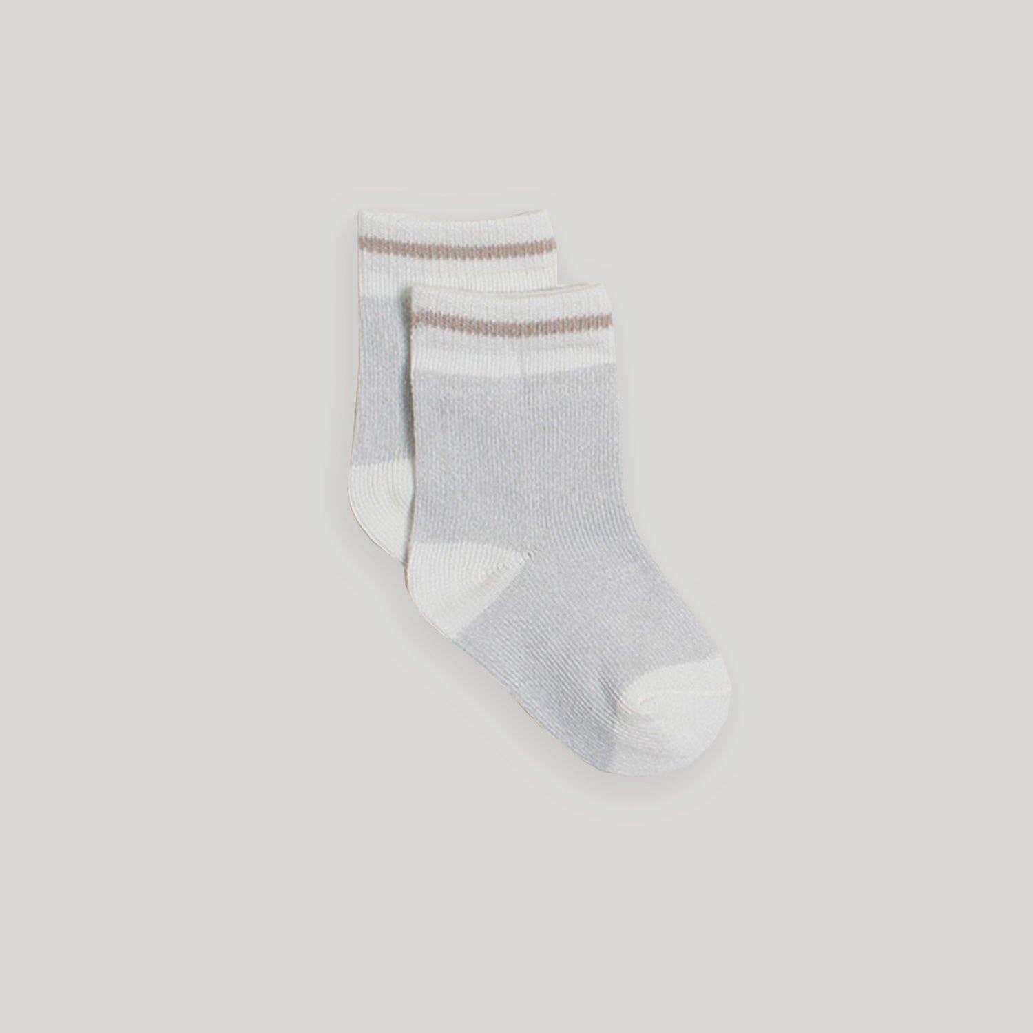 Snugabye Dream 2pk Infant Boot Socks - GREY