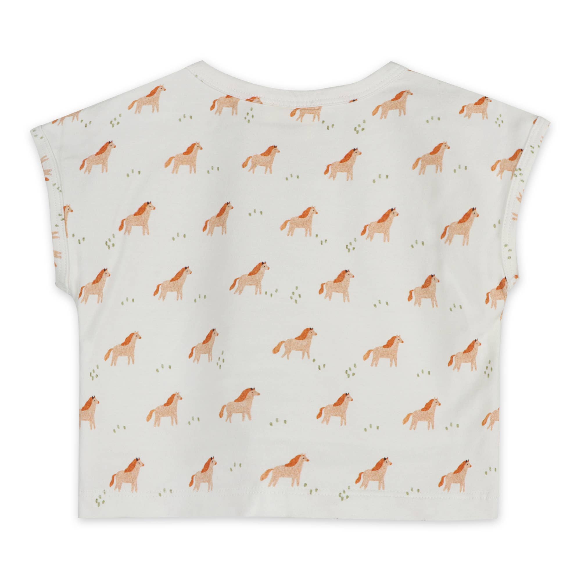 Horse Baby Tee & Shorts Organic Jersey