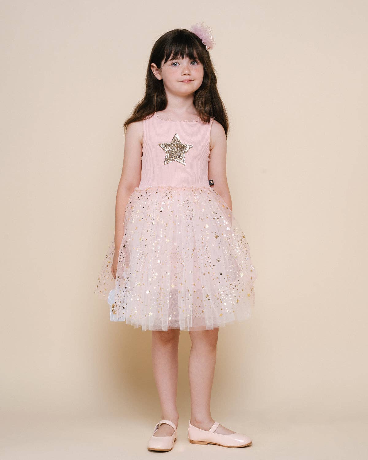 Eloise Tutu Dress: Peach LAST SIZE 4
