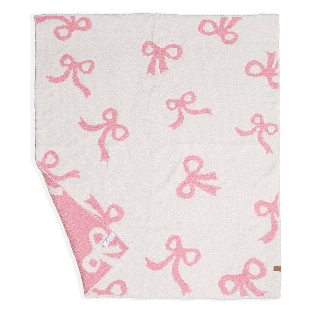 Ribbon Pattern Throw Blanket