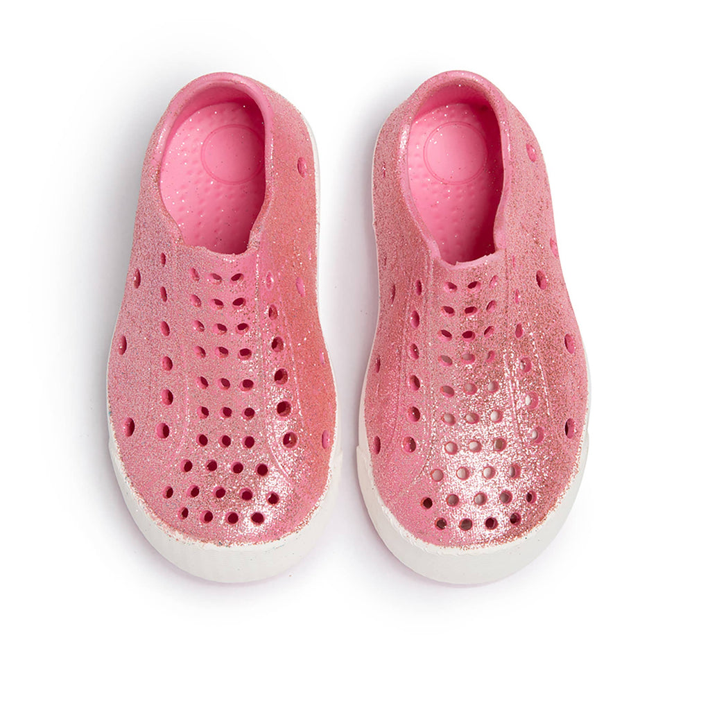 PRISM - SHOOSHOOS TODDLER KIDS SHOES WATERPROOF SNEAKERS: PINK GLITTER