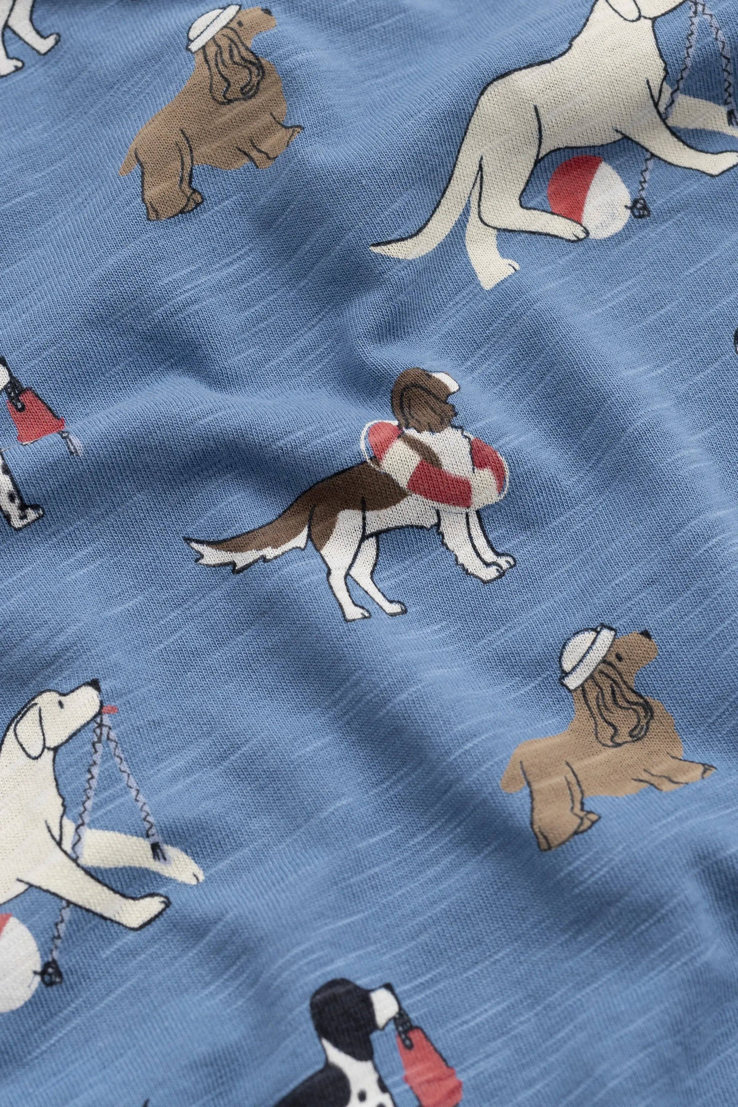 Kids Short Sleeve Crewneck Tee Nantucket Pups