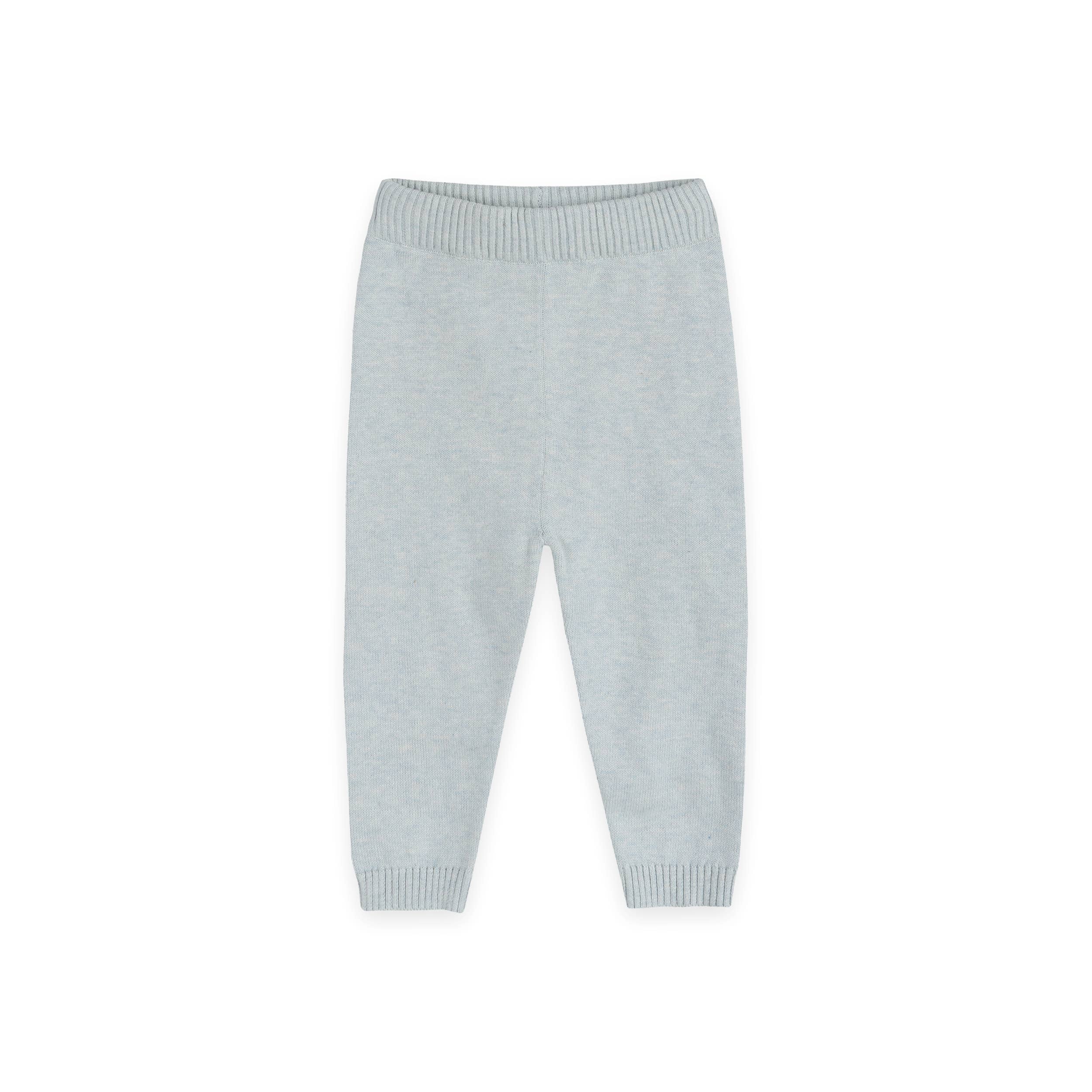 Airplane Organic Cotton Knit Baby Knit Pullover & Pant Set
