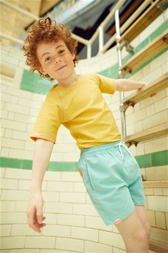 Pistachio Swim Shorts: PISTACHIO Last Size 1-2yrs