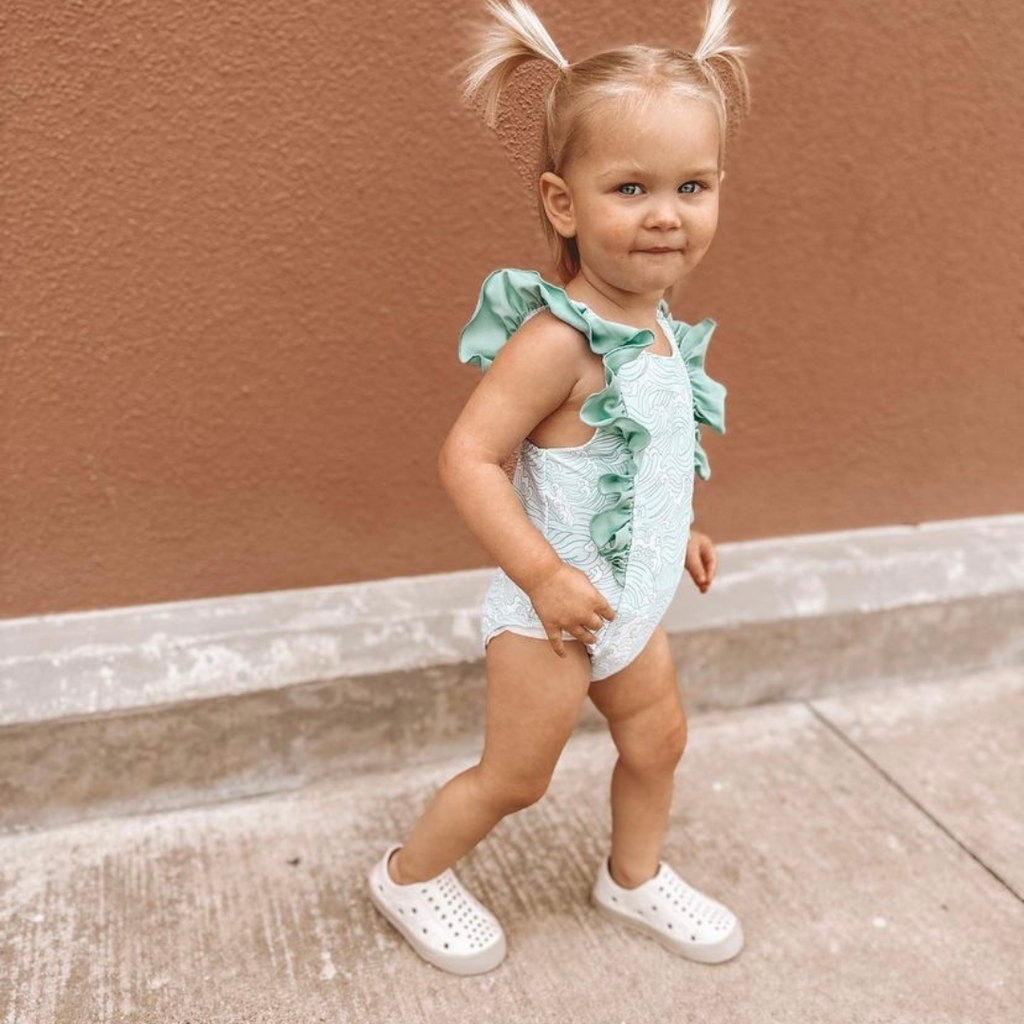 CURBSIDE - SHOOSHOOS TODDLER KIDS SHOES WATERPROOF SNEAKERS: CREAM TAN