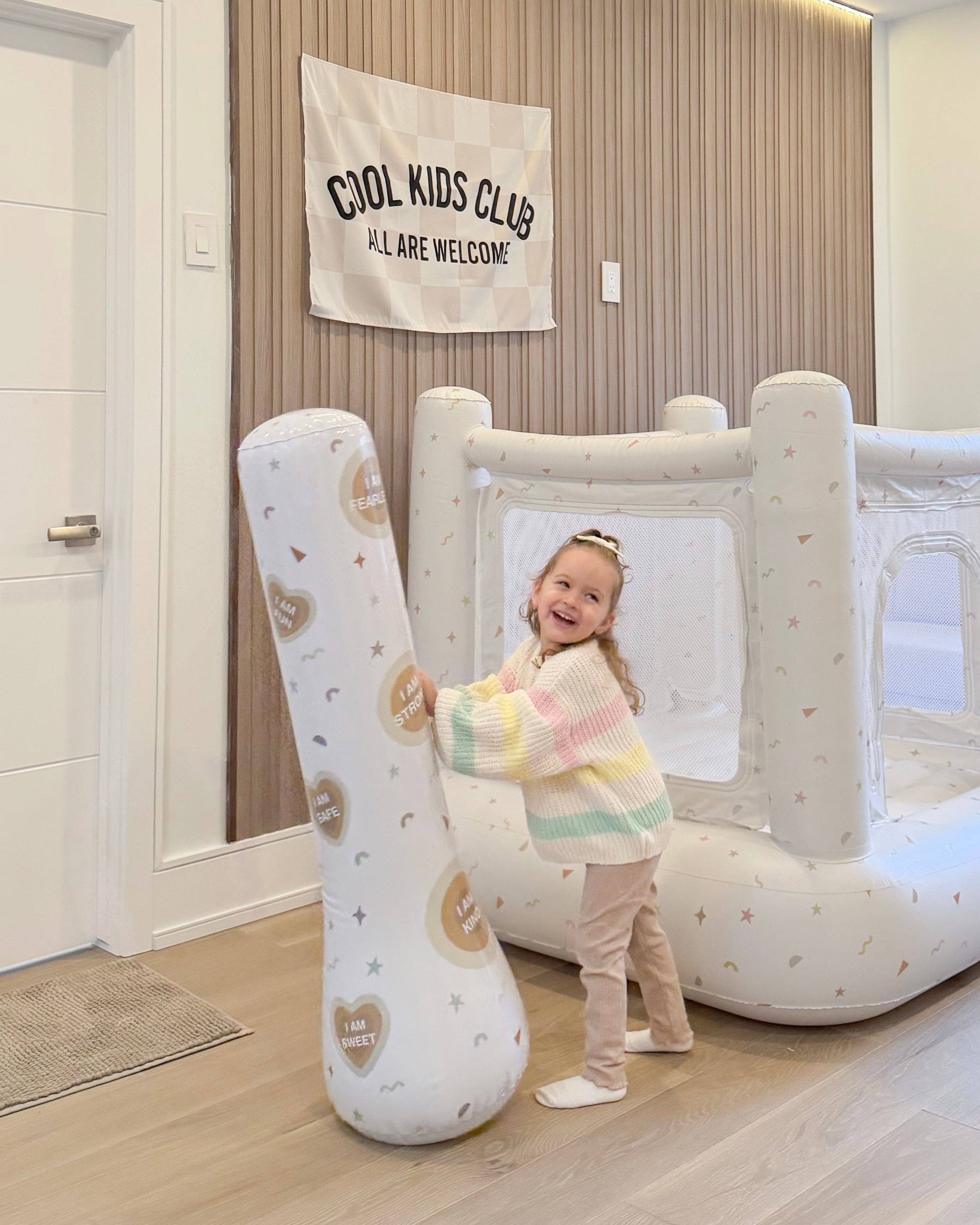 Magic Puncher - Inflatable Punching Bag for Kids with Positive Affirmations: Neutral