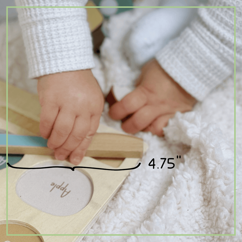 Wooden Fruit Cutting Puzzle - Velcro Play Food Set Ages 18m+