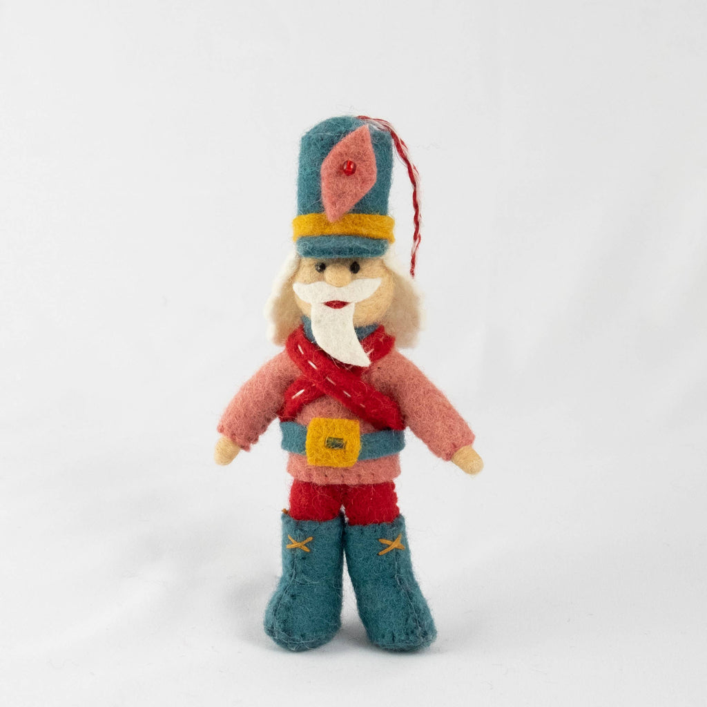 Holiday Ornament Felt Nutcrackers 5 Assorted