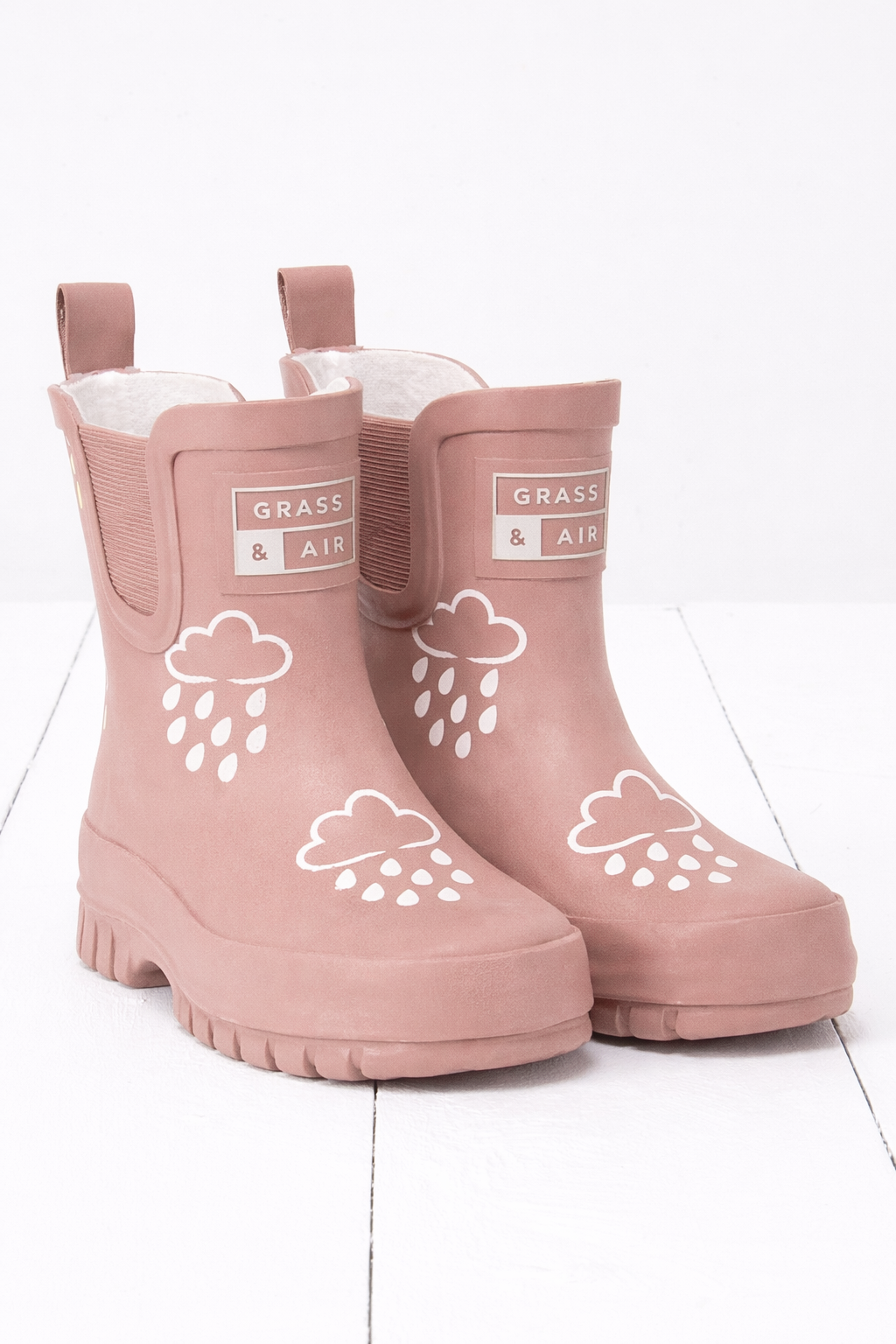 COLOUR CHANGING Kids Shortie Rainboots Rose