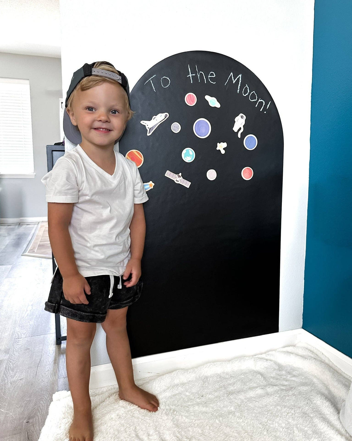 Magic Playwall - ORIGINAL Arch Magnetic Wall Decal for Kids: Sage