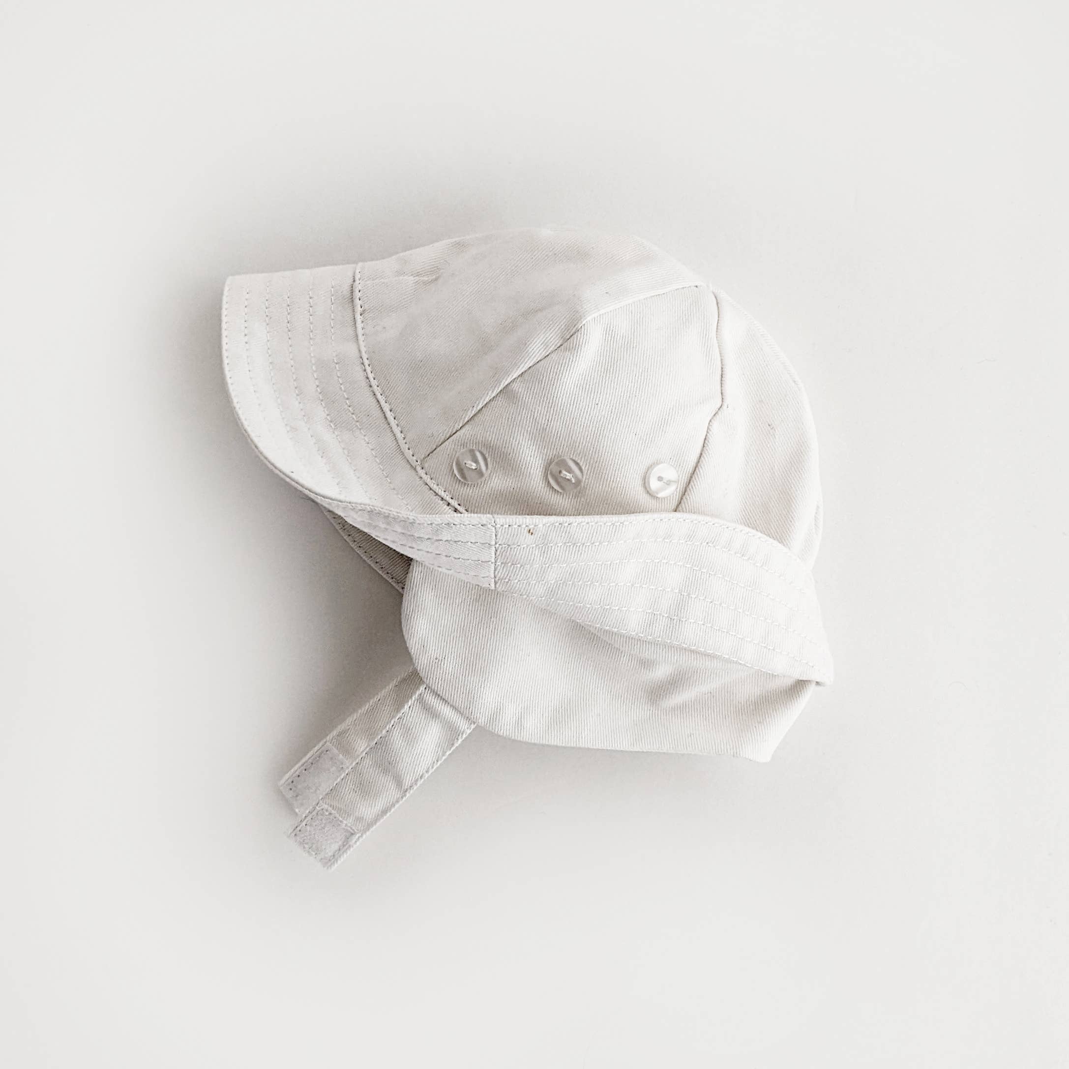 Tyrolean White Hat With Chinstrap Baby & Toddler