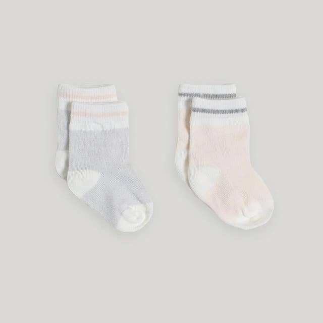 Snugabye Dream 2pk Infant Boot Sock - Pink