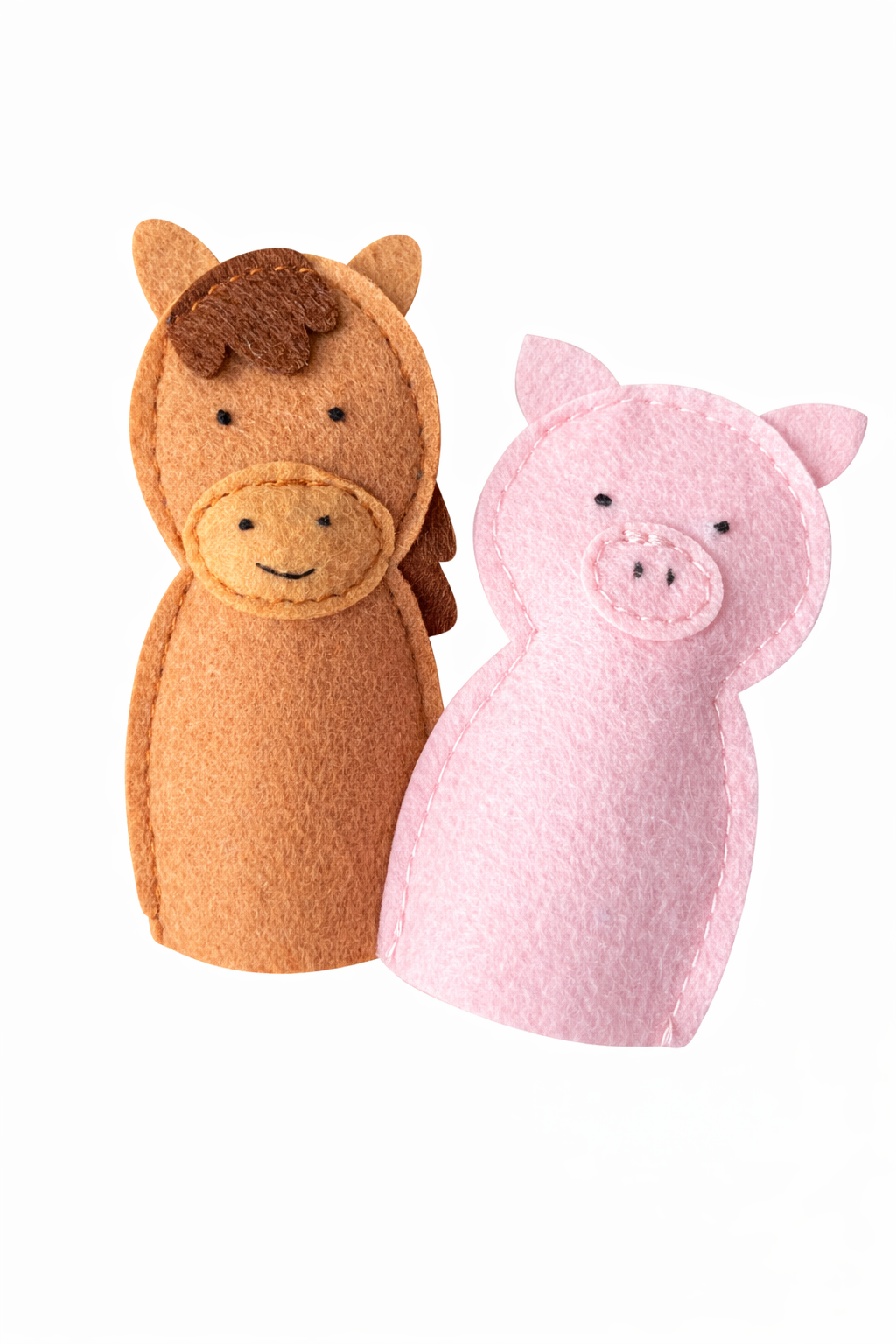 Farm Animal Finger Puppets – Set of 5