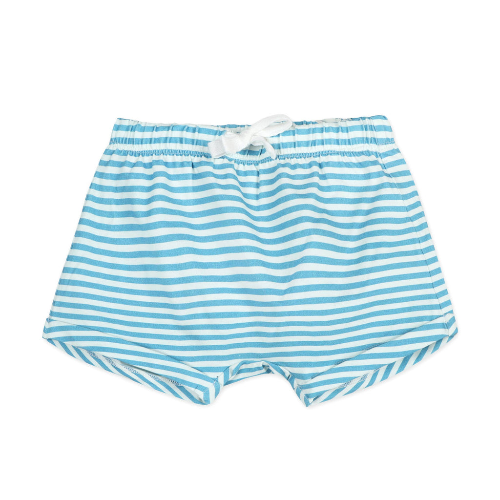 Sailboat Whales Baby Tee & Shorts Set Organic Jersey