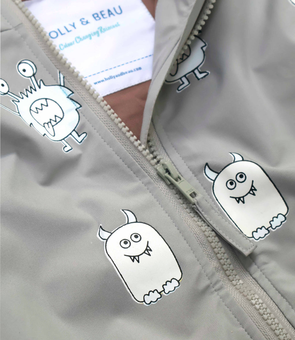 Monster Color Changing Kids Raincoat