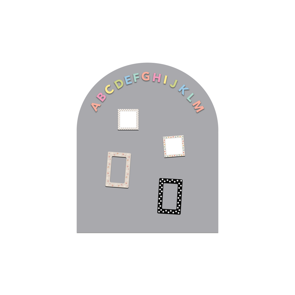 MINI Magic Playwall - Arch Magnetic Art Wall Decal: Blush