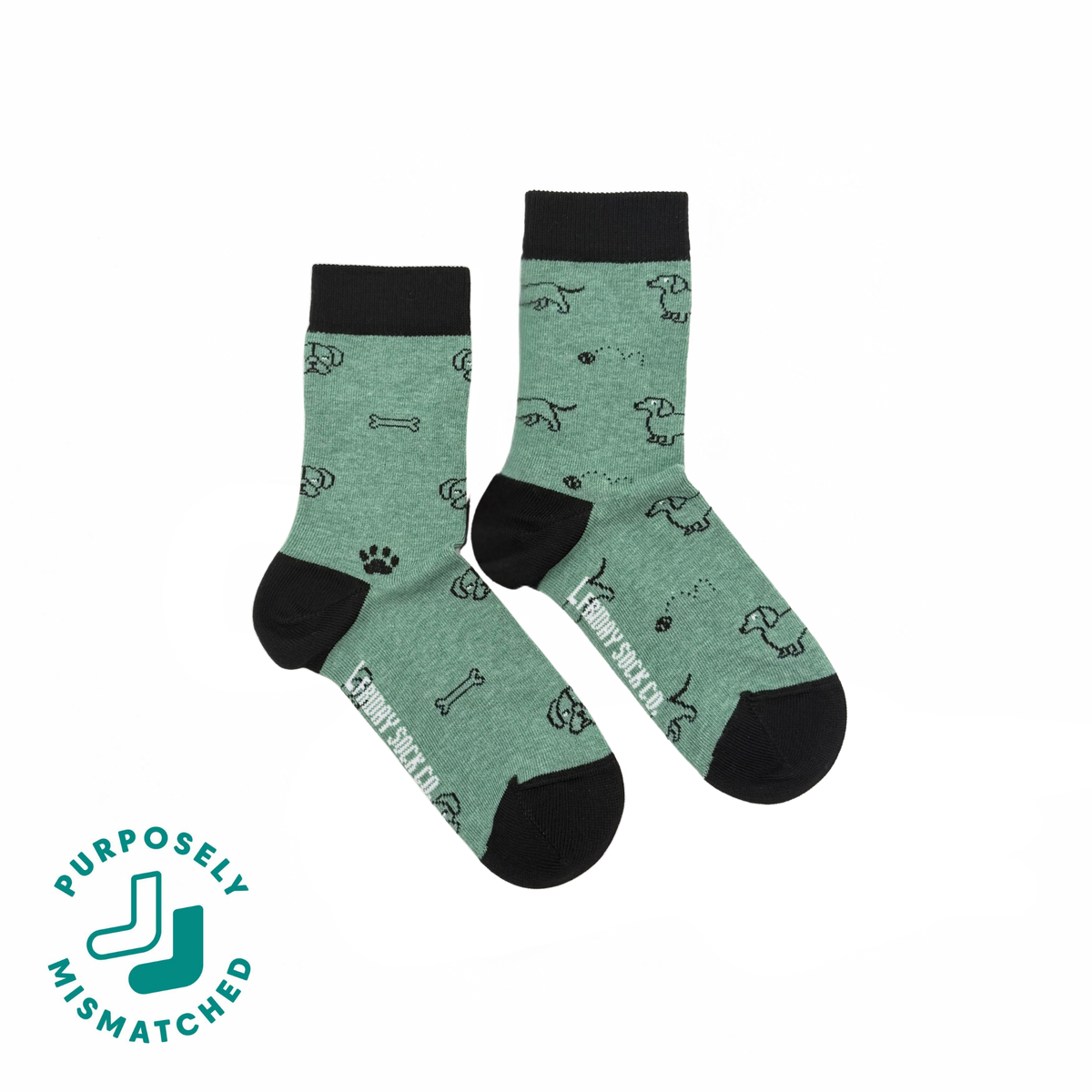 Kid's Dog Crew Socks - Playful Gender Neutral Gift