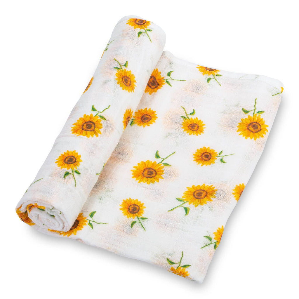 Couverture d'emmaillotage pour bébé Sunflower Fields