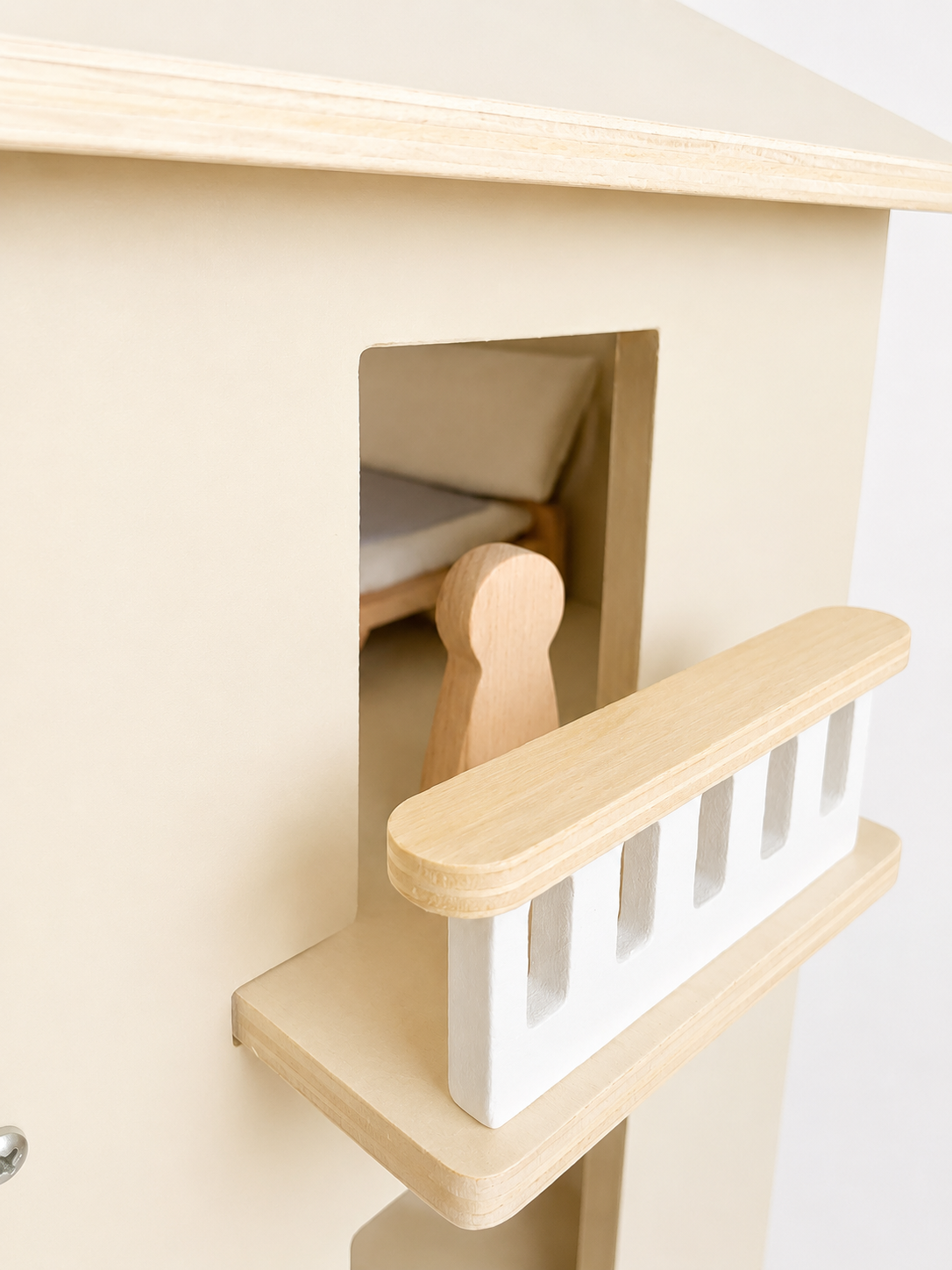 Wooden Doll House with furniture 