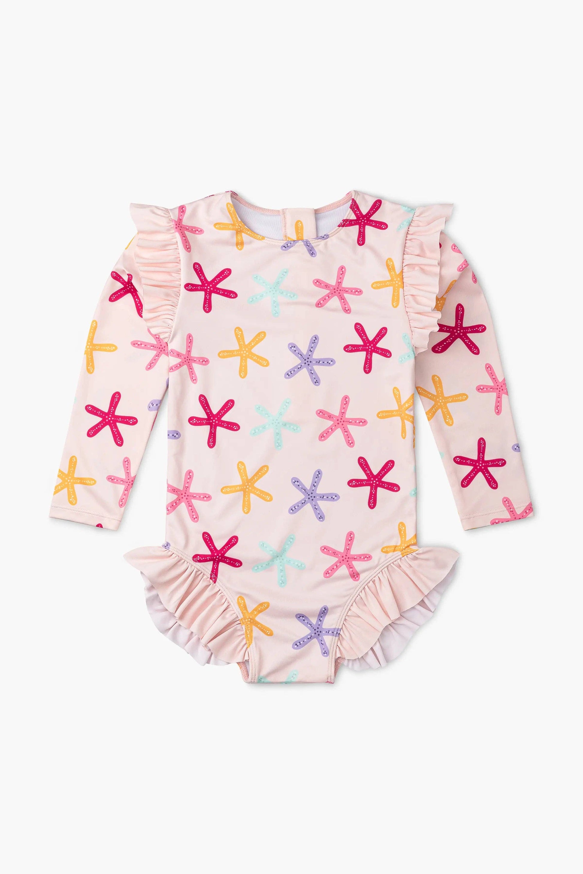 Rashguard Swimsuit_Colorful Starfish