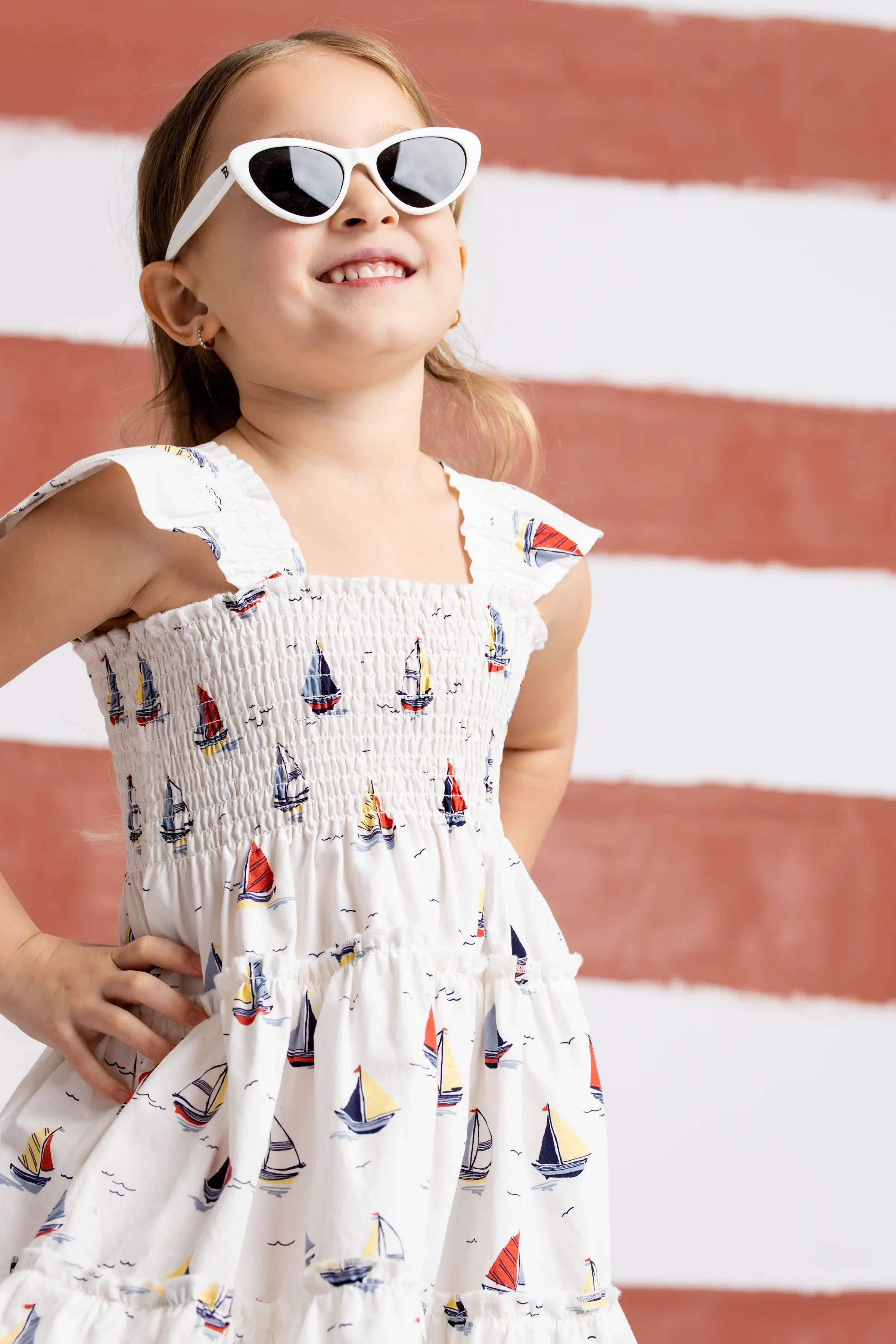 Flutter Sleeve Dress Little Skippers