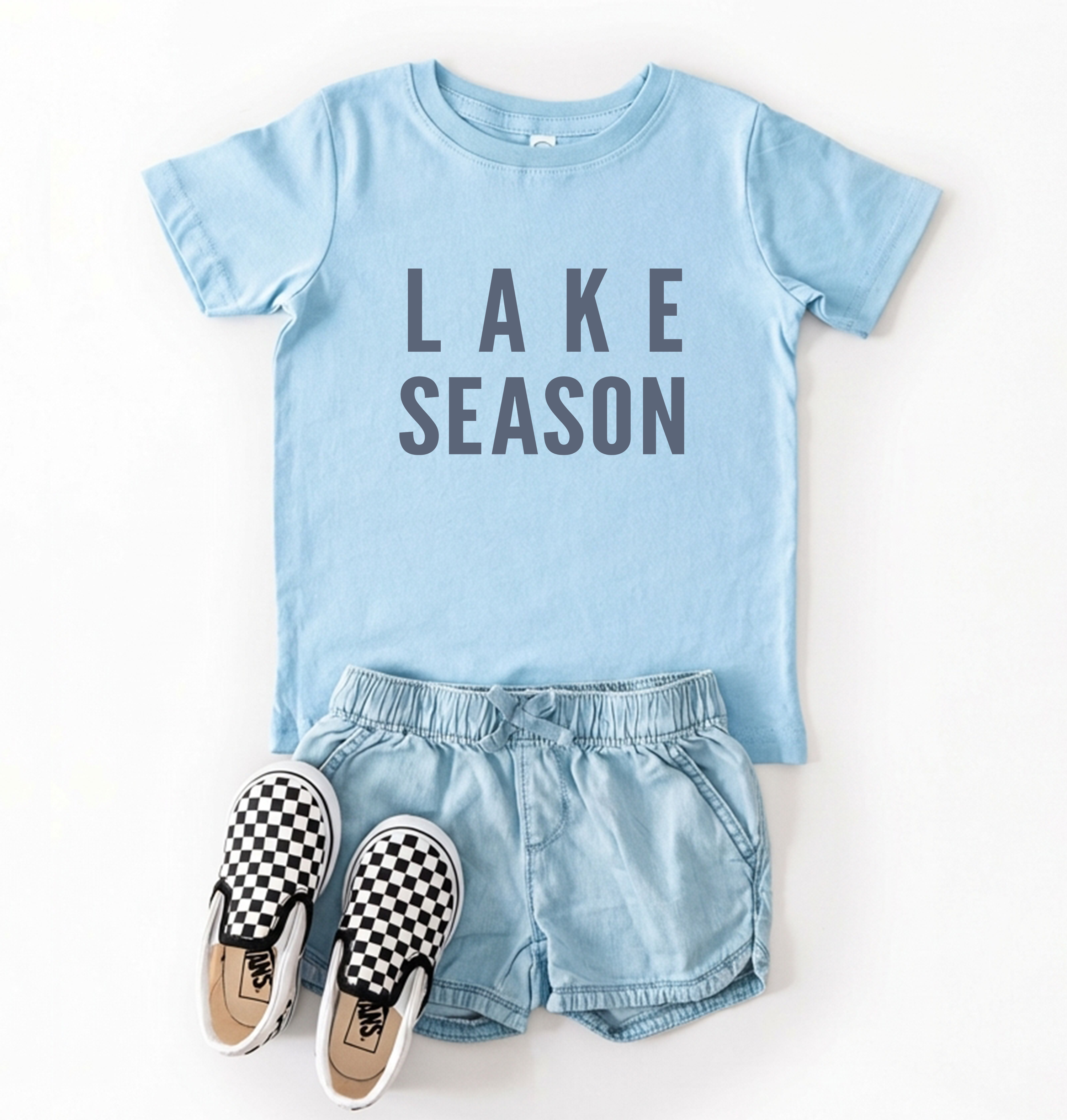 Lake Season Tee | Light Blue