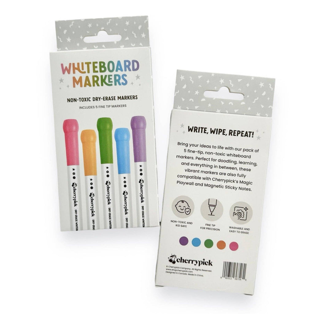 Whiteboard Dry-Erase Markers (5pc): Rainbow